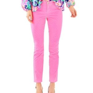 Hot Pink NWT Kelly Skinny Pant Lilly Pulitzer 10